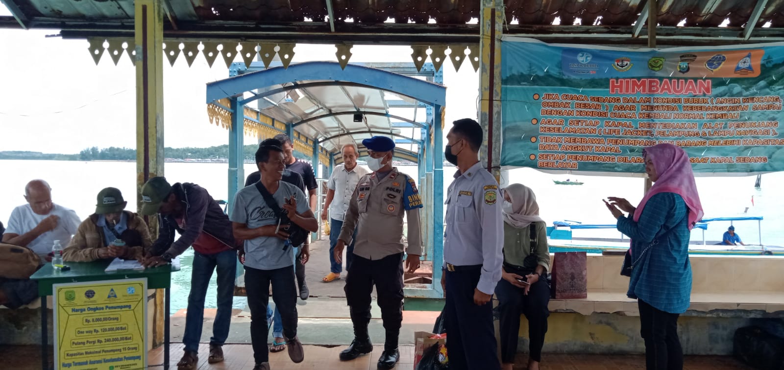 Wujudkan Kamtibmas Yang Kondusif Satpolairud Polresta Tanjungpinang Aktif Lakukan Binmas Perairan